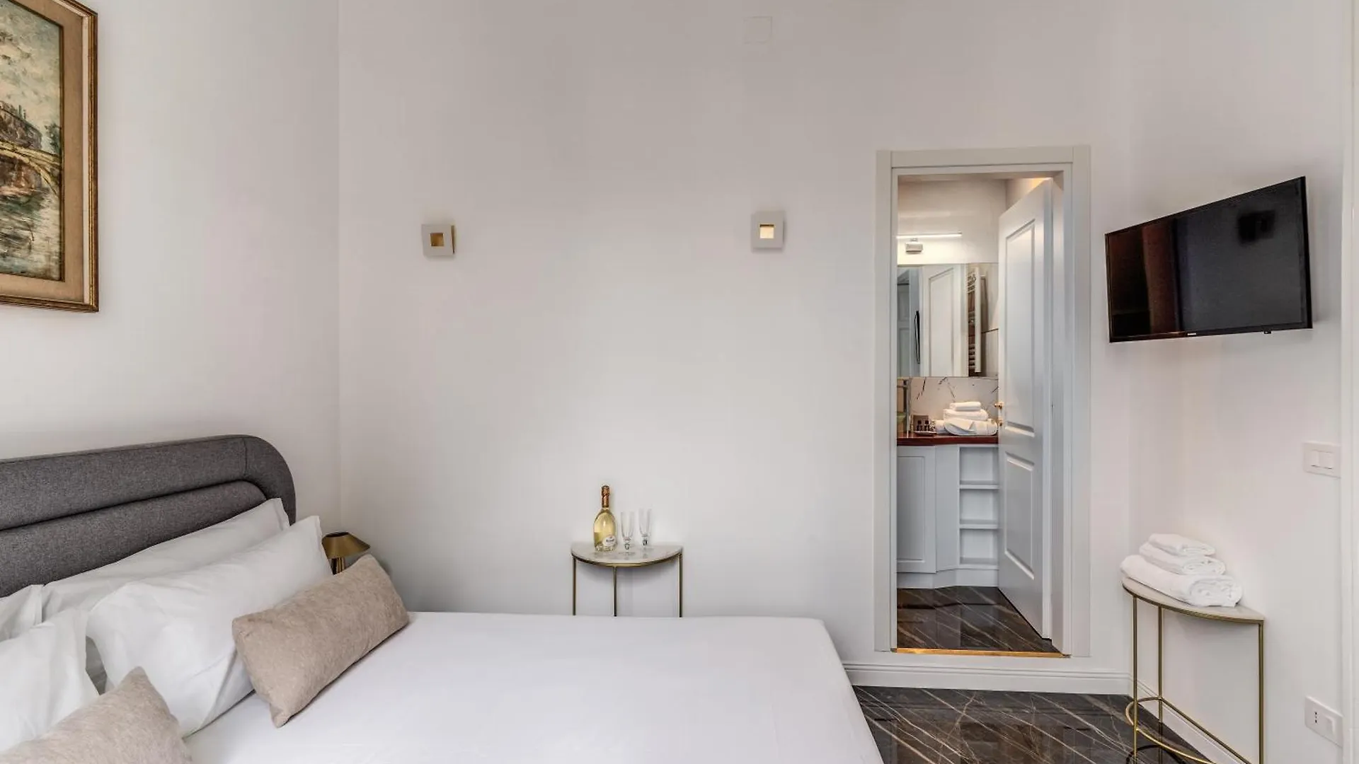 Pensión Hotel Palazzetto Santa Lucia Nápoles Italia